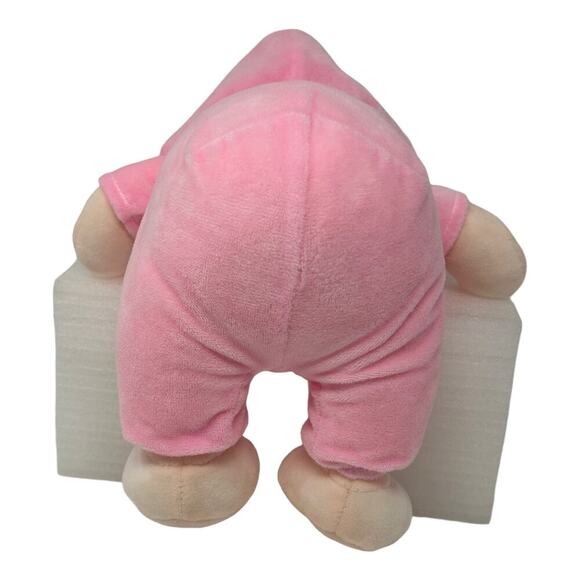 June Garden 12" Sweet Dolly Frida Stuffed Ultra Soft Baby Bear Doll Pink Outfit - Picture 12 of 16